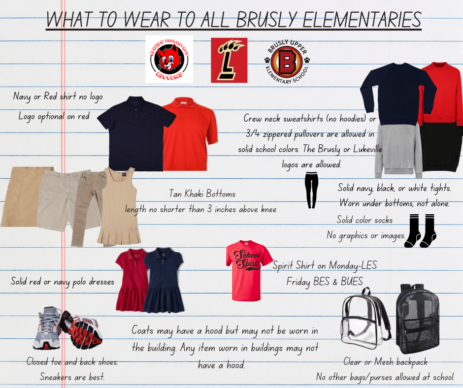 What to Wear Brusly Elementary School